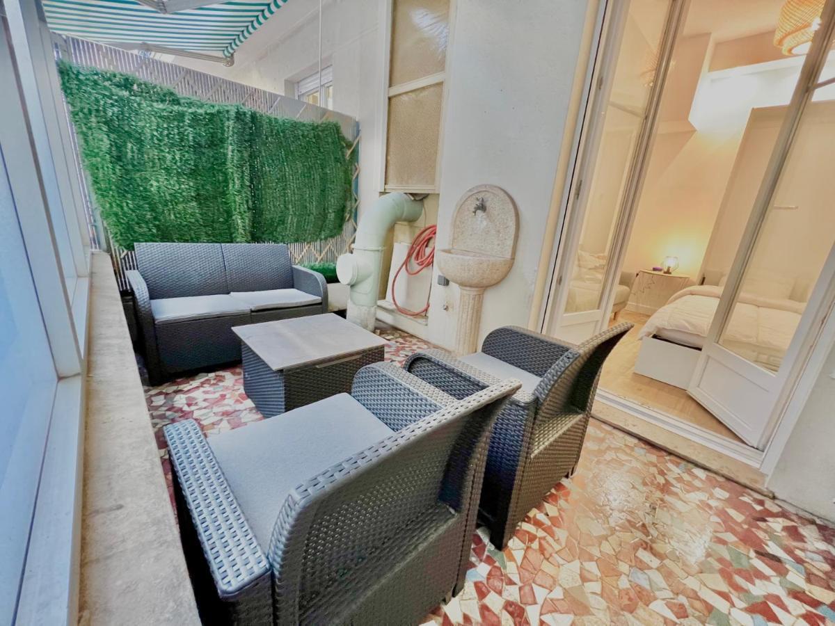 Aparthotel Riviera Superbe Studio Terrasse 100M Promenade Des Anglais Carre D'Or Terrasse Meyerbeer Nice Exteriör bild